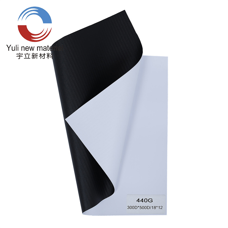 440 gsm 300D × 500D 18 × 12 koud gelamineerde PVC Flex-banner